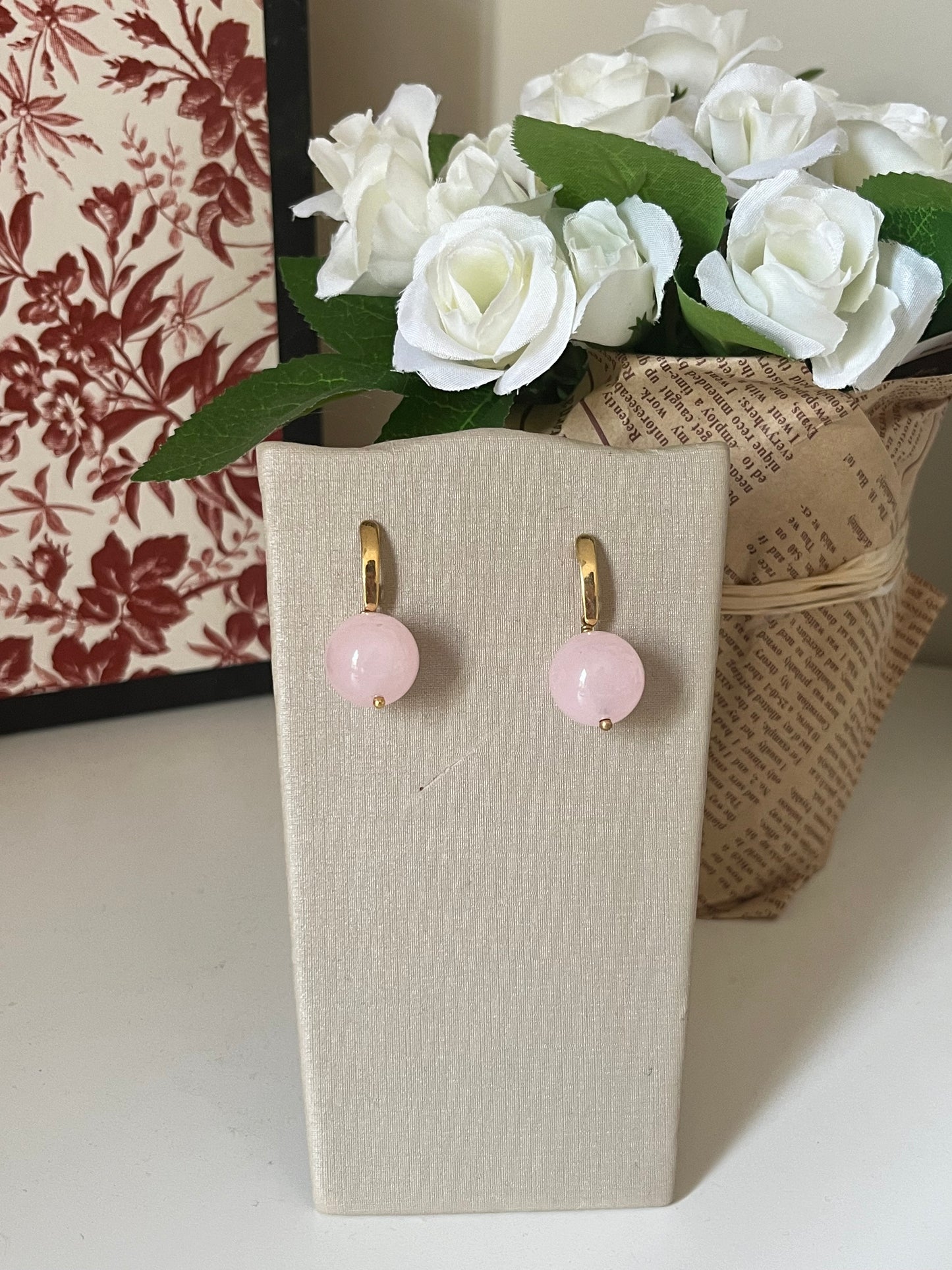 Pink Earrings